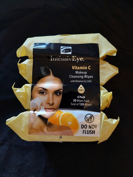 Global Beauty Care Other - 4 Pack Global BEAUTY Rare INTENSIVEYE Vitamin C MakeUp Wipes 120 Vitamins A,C,E